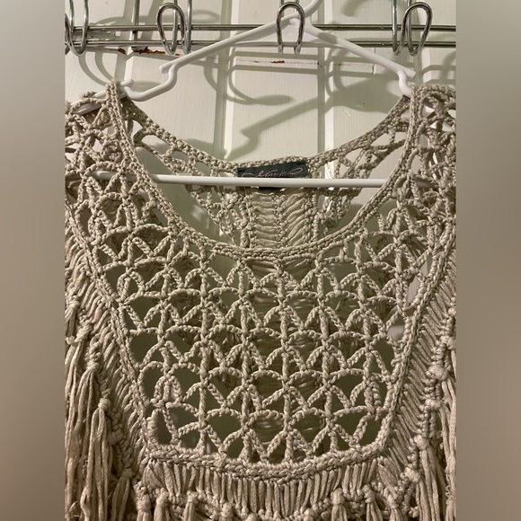 Metric crochet sheer top-medium NWOT - Picture 4 of 9